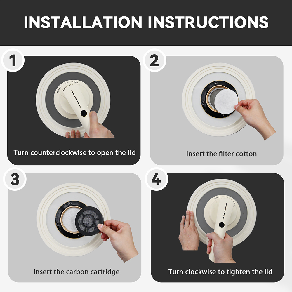 Tapa inteligente para olla purificadora de gases de combustión