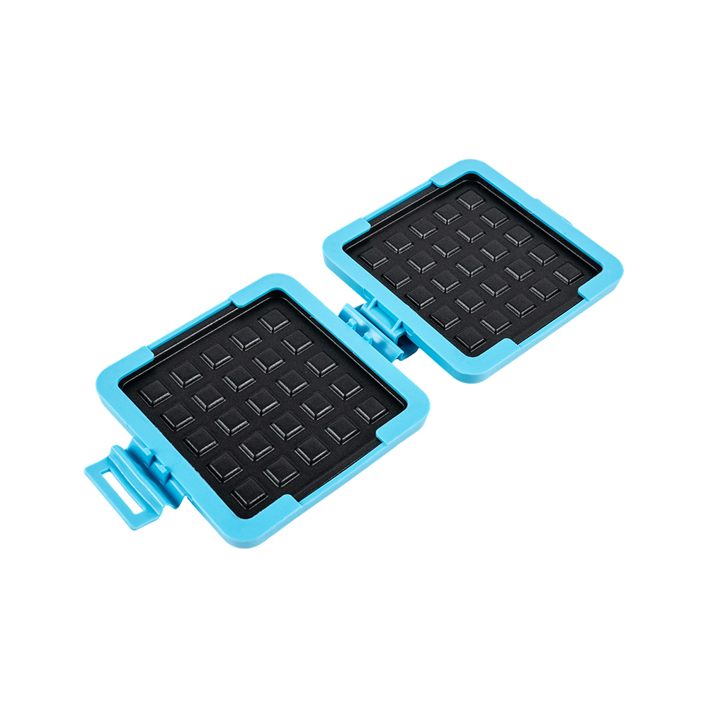 Sartén para sándwich con textura de gofre para microondas