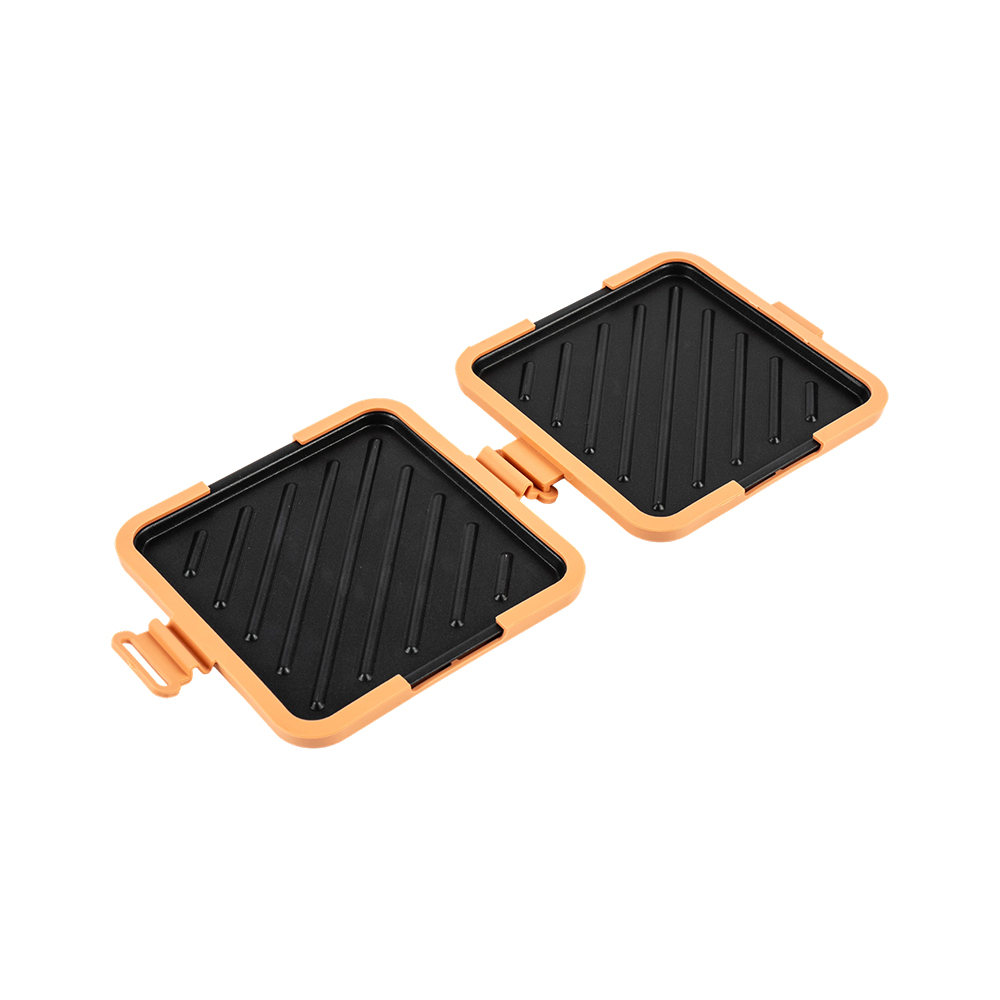 Sartén diagonal para sándwich de microondas