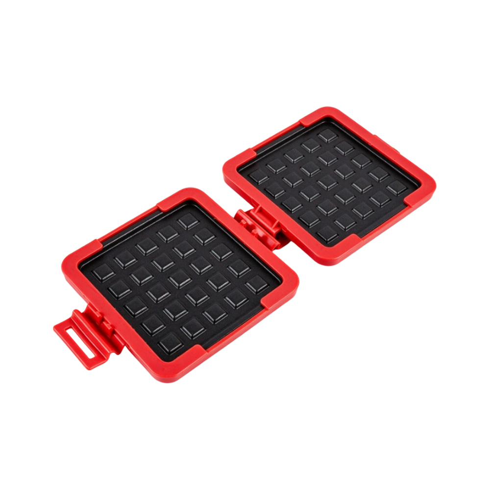 Sartén para sándwich con textura de gofre para microondas