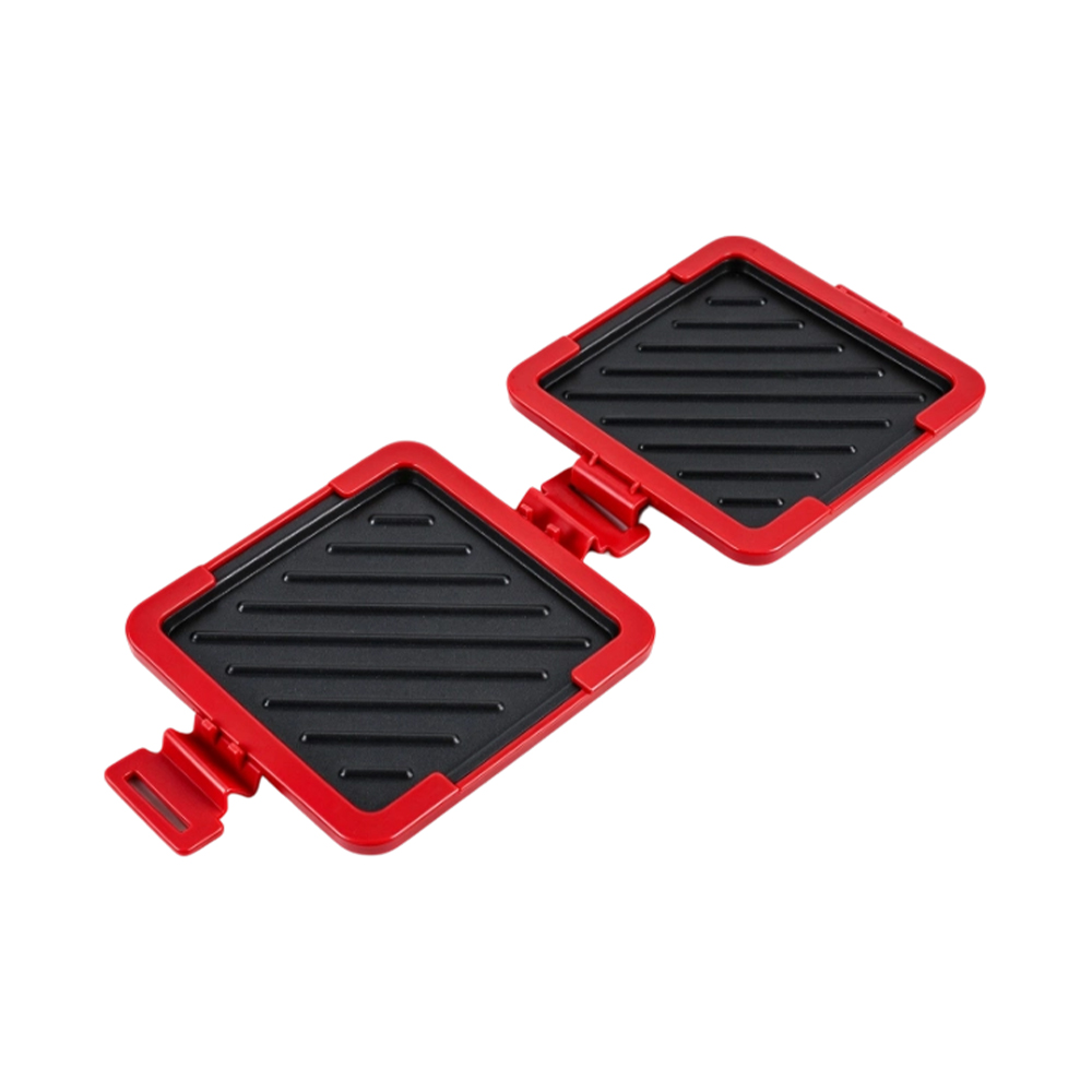 Sartén diagonal gruesa para microondas